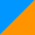 Sininen / Oranssi